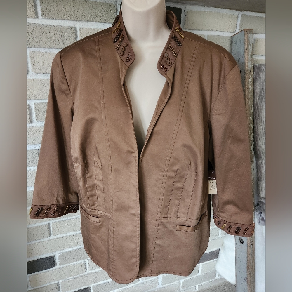 Coldwater Creek Bead Detailed Jacket